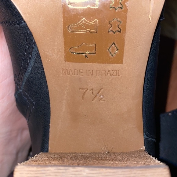 Madewell The Brenner Boot in Leather Heeled in black size 7.5 - Picture 8 of 10